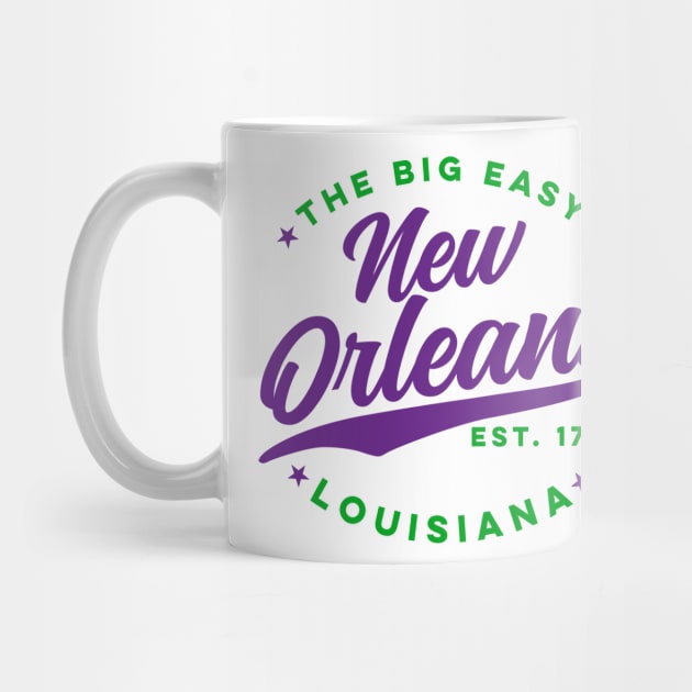 Vintage New Orleans Louisiana The Big Easy USA City by DetourShirts